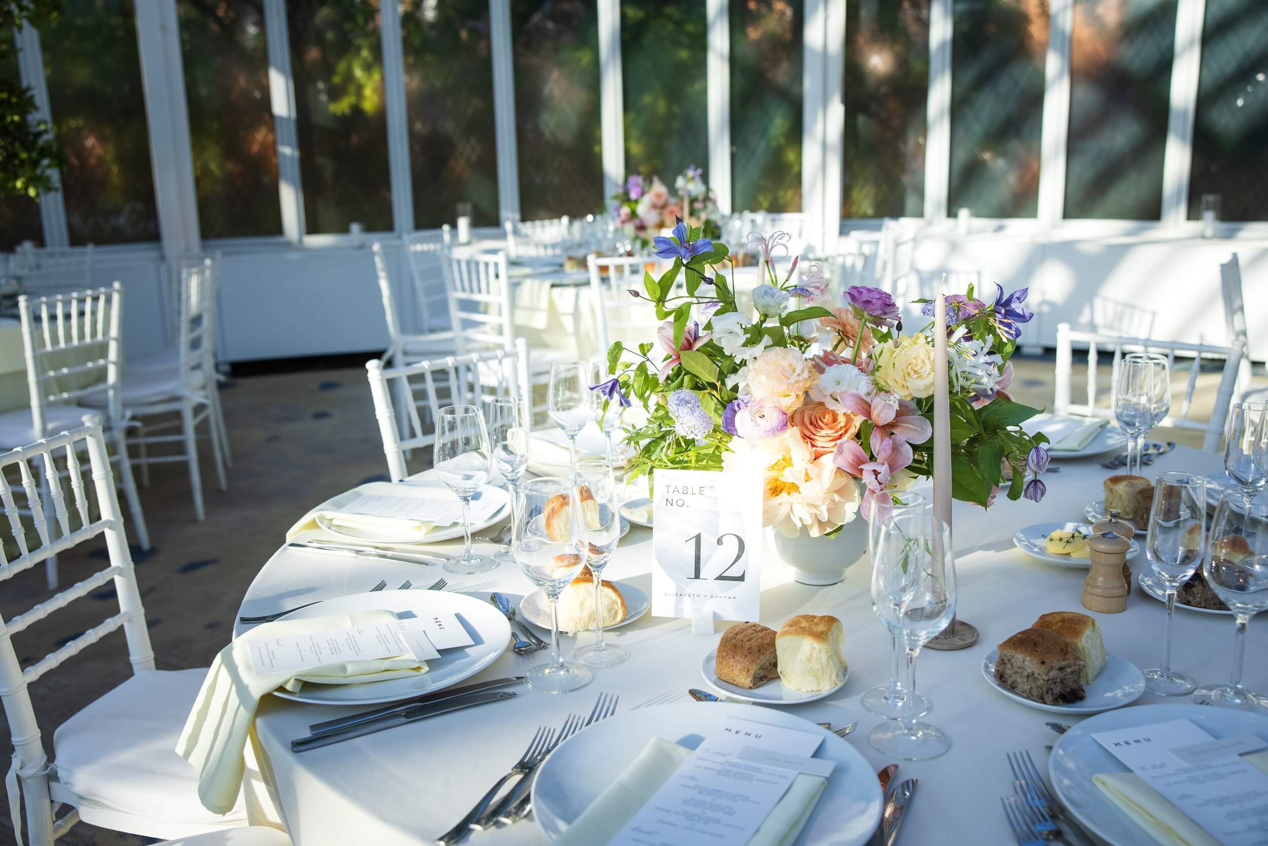 Wedding Venue table